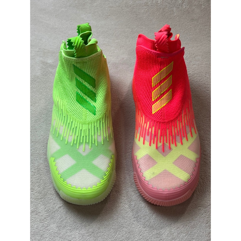 Adidas N3XT L3V3L Futurenatural Mens 13 Glow Green Pink H67457 H68992 Basketball
